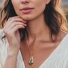 Ross-Simons Multicolored Enamel and Abalone Shell Hummingbird Mosaic Pendant Necklace in 18kt Gold Over Sterling Size 18 - 2 of 4