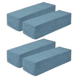 Unique Bargains Non-Slip Soft Stretch Diagonal Plaid Armchair Slipcovers - 1 of 4