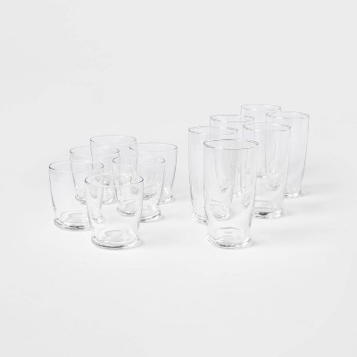 Gibson Home 4 Piece 13.5 Ounce Bubble Double Old-fashioned Glassware Set :  Target