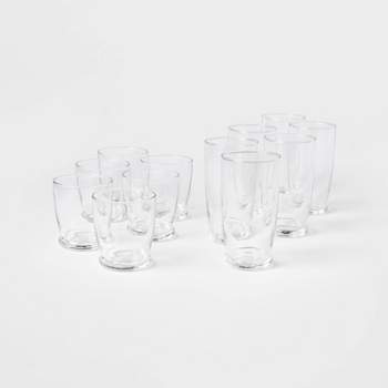 12pc Glass Lenoir Highball and Double Old Fashion Glass Set - Threshold™