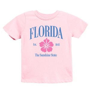 The Juniper Shop Florida The Sunshine State Youth Short Sleeve Tee - XL - Pink - 1 of 4