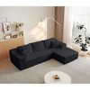 104'' Cloud Sectional Sofa with L-Shaped Chaise, Innovative Chenille Fabric, Deep Seats, and No Assembly Required - 4 of 4