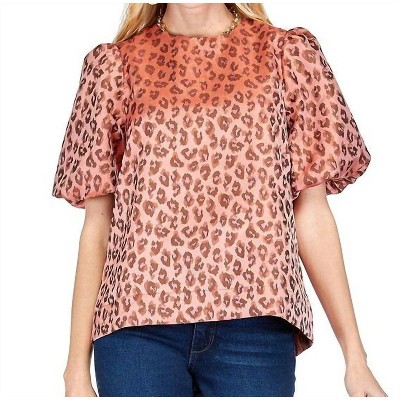 Women's Puff Sleeve Top - Jade