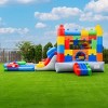 Herokiddo 14'x26' Block Party Commercial Grade Lightweight Bounce House Water Slide with Detachable Pool, Basketball Hoop, and Air Blower Included. - 2 of 4