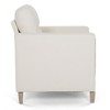 VYNXARIA 1 Seater Sofa For Living Room,High resilience sponge seat cushion, the combination of solid wood and modernmaterials,Beige - 3 of 4