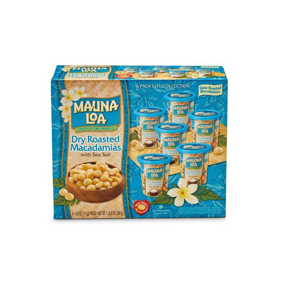 UPC 072992040166 product image for Mauna Loa Dry Roasted Macadamia's 6-4oz cans | upcitemdb.com