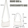 Clutch Tote Handbags with 2 Removable Straps and Zipper Closure Crossbody Bags Shoulder Purse Handbag for Women - 2 of 4