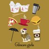 Juniors Womens Gilmore Girls Iconic Icons Festival Muscle Tee - 2 of 4