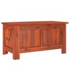 vidaXL Storage Chest with Lid Brown Solid Wood Acacia - 2 of 4