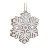Melrose Glittered Snowflake Ornament (Set of 3) - 4 of 4