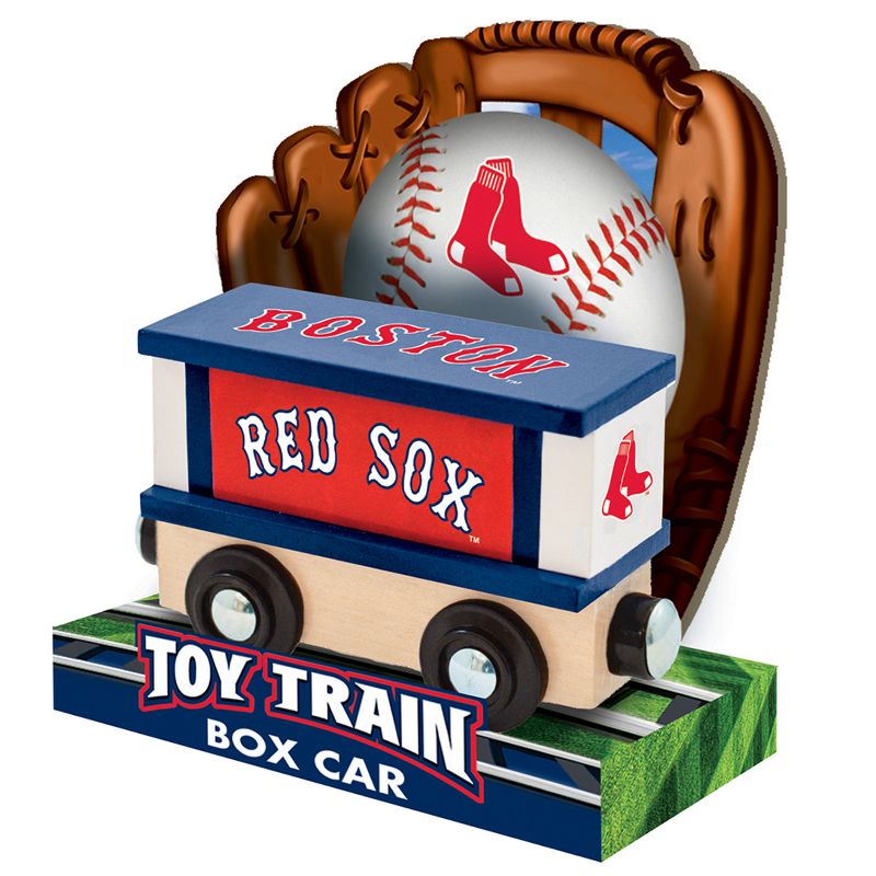 MasterPieces Wood Train Box Car - MLB Boston Red Sox, 4 of 6