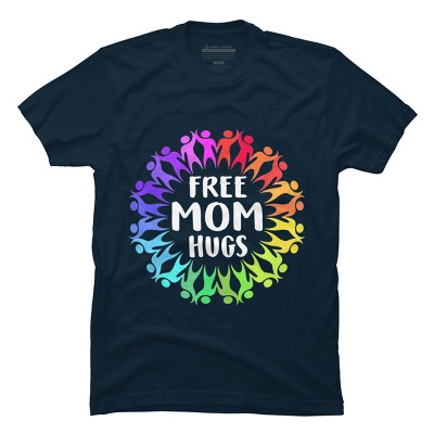 Adult Design By Humans Free Mom Hugs Pride Circle of People By adamle1987 T-Shirt