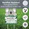 Big Dot of Happiness Koala Cutie - Party Decorations - Bear Birthday Party and Baby Shower Welcome Yard Sign - 3 of 4