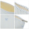 Unique Bargains Lightweight Clutch Plaid Bow Embroidery Makeup Bag 1 Pc - 3 of 4