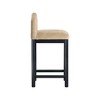 Meridian Furniture,Conrad Beige Velvet Counter Stool - 4 of 4