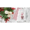 C&F Home Merry Christmas Santa Embroidered Waffle Weave Kitchen Towel - 2 of 4