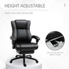 Executive High Back Office Chair Executive Computer Desk Chair with PU Leather, Adjustable Height and Retractable Footrest - 4 of 4