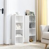 NicBex Tall Slim Bookshelf Multi-functional Bookcase with 8-Tier Shelves,Books Storage Tower Rack Organizer for Office,Bedroom - 2 of 4