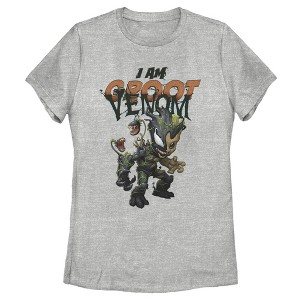 Women's Marvel I Am Groot Infected Venom T-Shirt - 1 of 3