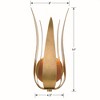 Crystorama Lighting Broche 1 - Light Sconce in  Antique Gold - 3 of 3
