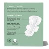 Rael Organic Cotton Cover Large Menstrual Fragrance Free Pads - Unscented - 14ct - image 2 of 4