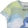 Ladies Lilo and Stitch Shirt - Ladies Classic Lilo & Stitch Tee - Disney Lilo & Stitch Short Sleeve Washed Tie Dye Tee (Tie Dye, Small) - 3 of 4