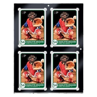 Ultra PRO 130PT 4-Card Black Border UV ONE-TOUCH Magnetic Holder