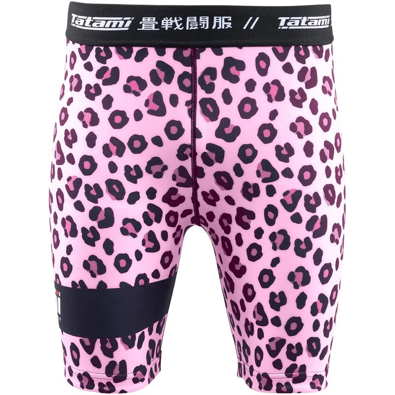 Tatami Fightwear Recharge Vale Tudo Shorts - Pink Leopard, 1 of 3