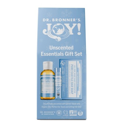 Image of Dr. Bronner's Bar + Lip Balm Gift Set - Unscented - 2oz