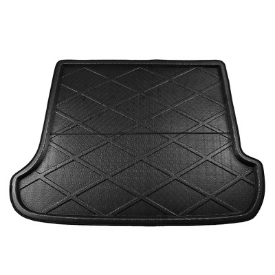 X AUTOHAUX Black Car Rear Trunk Floor Mat Cargo Boot Liner Carpet Tray for Toyota Land Cruiser Prado 03-09