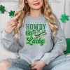 Simply Sage Market Women's Graphic Sweatshirt Howdy Go Lucky Cowboy Hat - 3 of 3