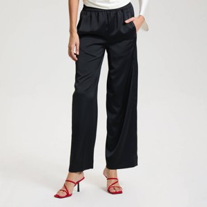 Women's Satin Pull-On Pants - A New Day™ - 1 of 4