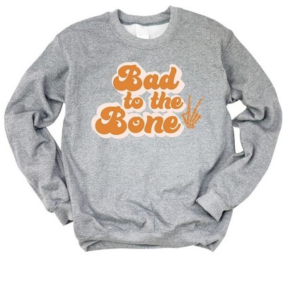 Simply Sage Market Women's Graphic Sweatshirt Bad To The Bone Hand