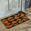 Tag 1'6" x 2'6"  Bats And Pumpkins Coir Mat Rectangle Indoor and Outdoor Coir Door Welcome Mat - 3 of 3