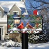Briarwood Lane Winter Mailbox Cover  - Oversized - Winter Glow Cardinals Oversized For Winter Mailbox Cover - 2 of 2