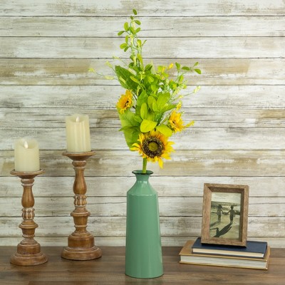 Bright Sunflower & Wildflower 19" Artificial Silk Floral Spray