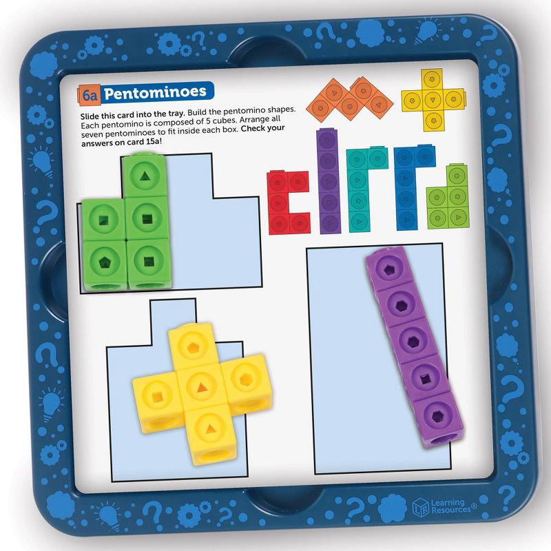 Learning Resources Mathlink Cubes Brain Puzzle Challenge, 4 of 10