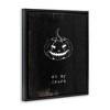 Stupell Industries Oh My Gourd Jack-o-Lantern Floating Frame Canvas Art - 2 of 4