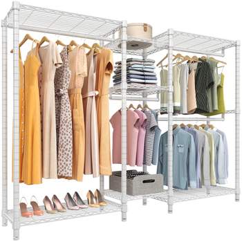 VIPEK V6 Wire Garment Rack Heavy Duty Clothes Rack Metal Clothing Rack for Hanging Clothes, White