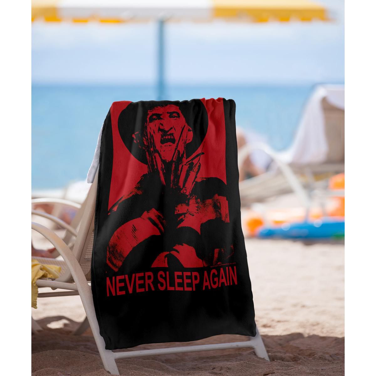 Nightmare On Elm Street Never Sleep Again 30" x 60" Beach Towel - thumbnail 2