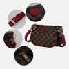 MKF Collection Evanna Women’s Vegan Leather Crossbody Shoulder Bag by Mia K- Brown - 4 of 4