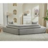 NicBex Minimalist Cloud Sectional Sofa,Boucle Teddy Couch with 4 Pillows for Living Room,Apartment,Office,No Assembly Require,Gray - 4 of 4