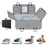 TinyHomie Back Seat Extender for Dogs with Detachable Hard Bottom, Waterproof Dog Car Seat Cover for Back Seat,Holds 400lbs - 4 of 4