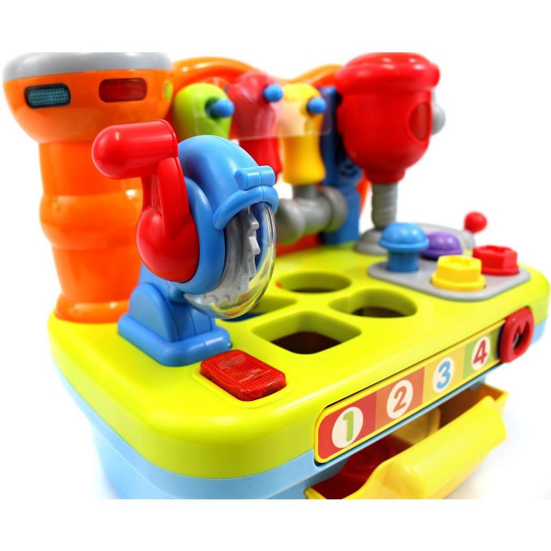 Link Ready! Set! Play! Little Engineer Multifunctional Musical Learning Tool Workbench For Kids, 5 of 6