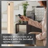 Rowenta Tower Fan Urban Cool Trubo Oscillating Silence Black/Wood: Quiet Cooling Fan for Rooms, Programmable Timer, Remote - 4 of 4