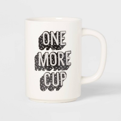 16oz Stoneware One More Cup Mug - Room Essentials™