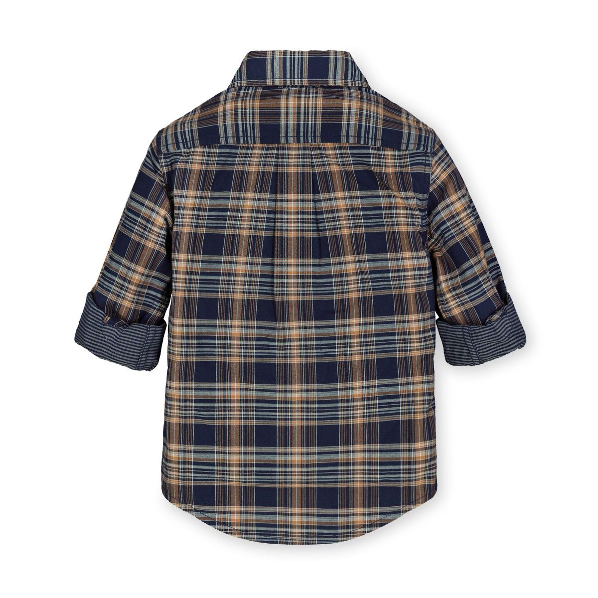 Hope & Henry Boys' Convertible Double Weave Button Down Shirt, Infant - thumbnail 10