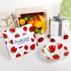 Pavilion Gift Company - Strawberries - 6" Glass Bowl - Dining Bowls - 3 of 4
