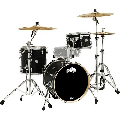 PDP by DW Concept Maple 3-Piece Bop Shell Pack Carbon Fiber