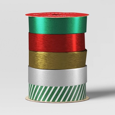 Northlight Solid Bright Red Wired Christmas Craft Ribbon 2.5